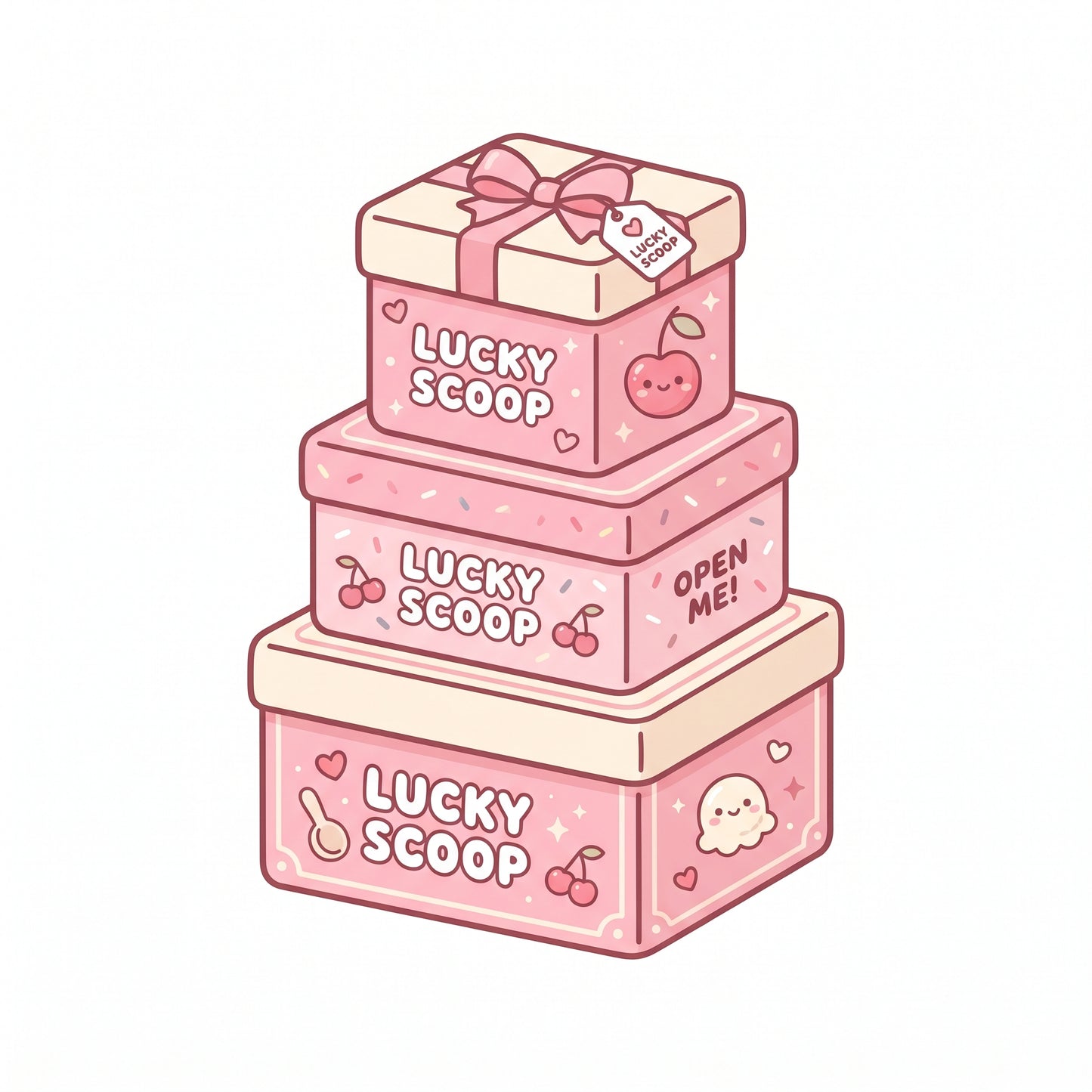 CherryBerry Scoop Box