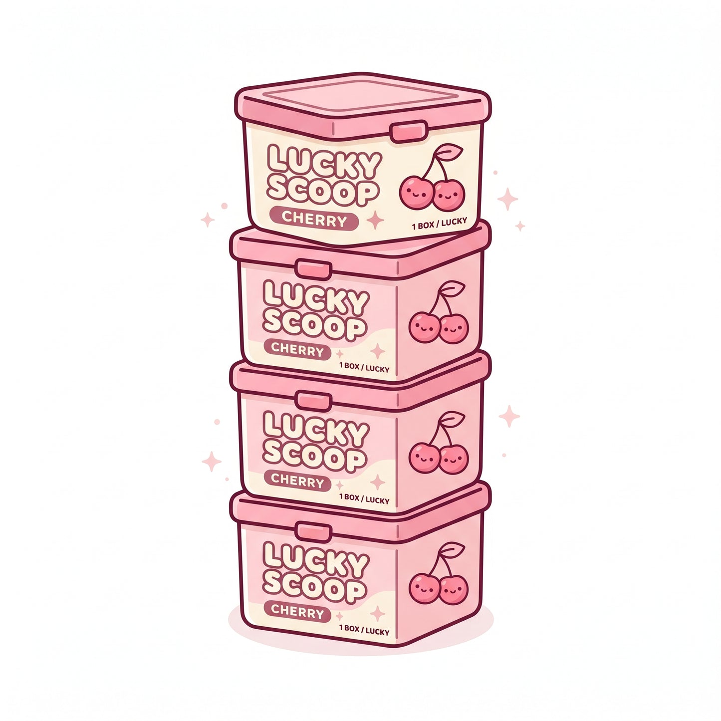 CherryBerry Scoop Box