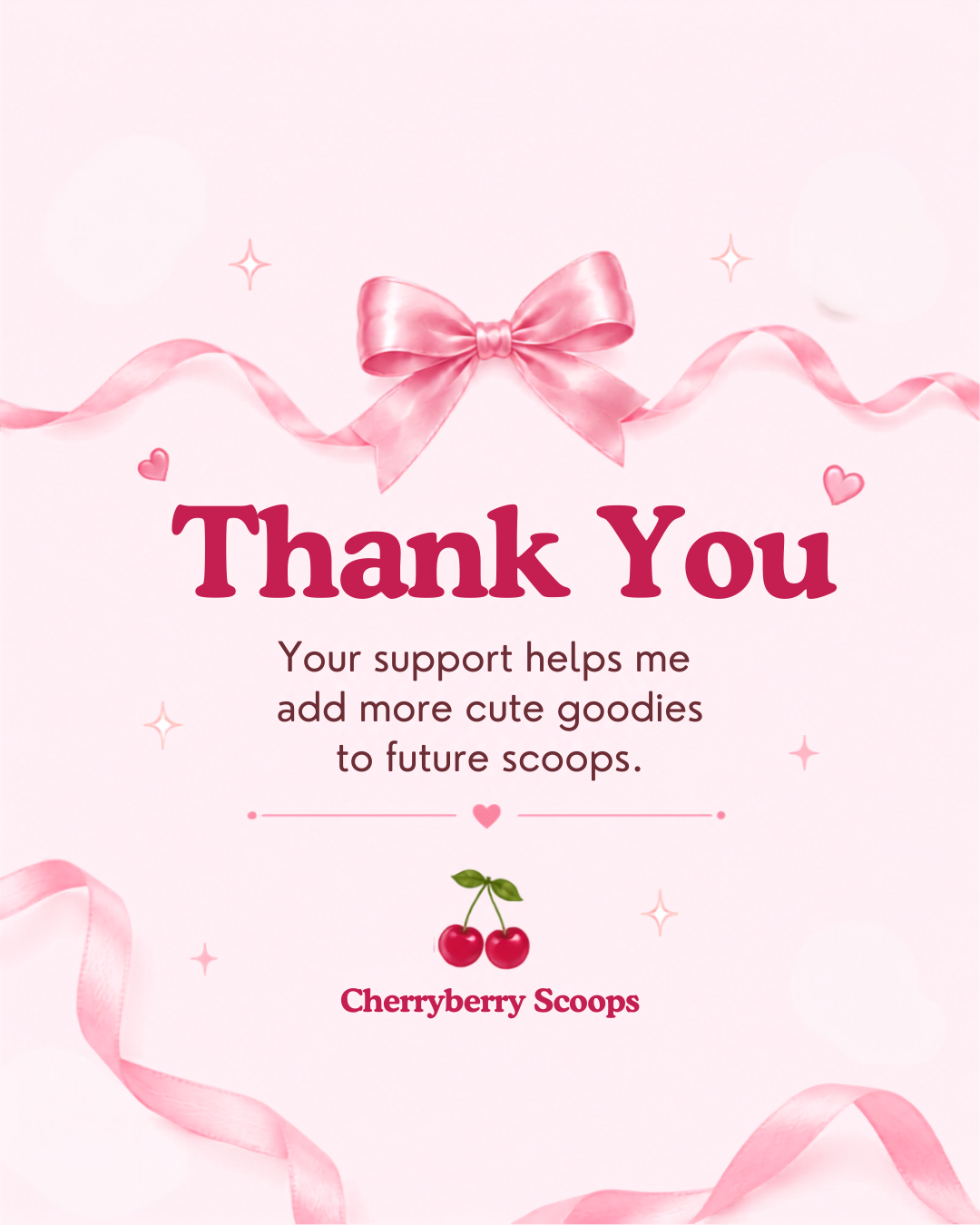 A Small Thank You 🍒